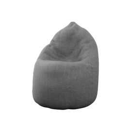 Pouf Poire Comfivo 284, Gris, Tapisserie, Polyester, 90x70x70cm