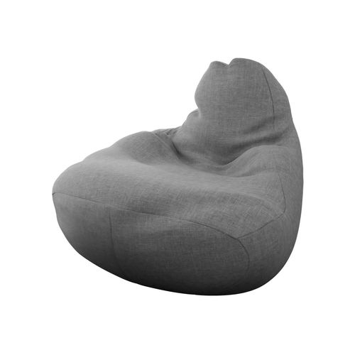 Pouf Poire Comfivo 283, Gris, Tapisserie, Polyester, 120x85x85cm