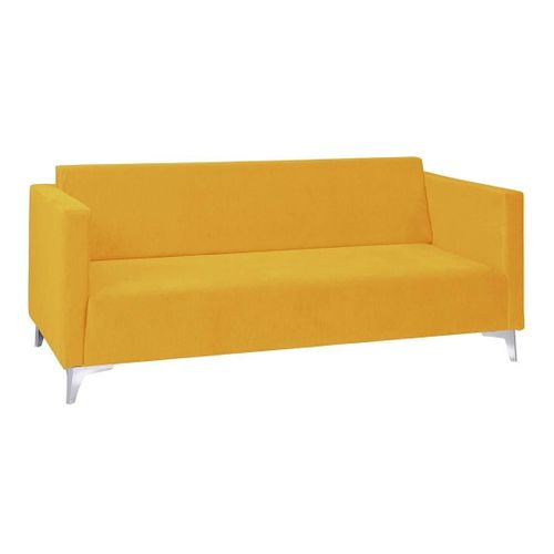 Canapé Virmore 100, Fonction De Couchage, Boîte De Literie, Jaune