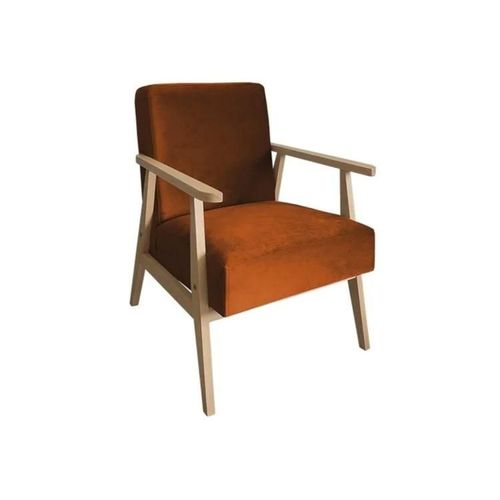 Fauteuil Clovis 100, Marron, Tapisserie, 76x59x67cm