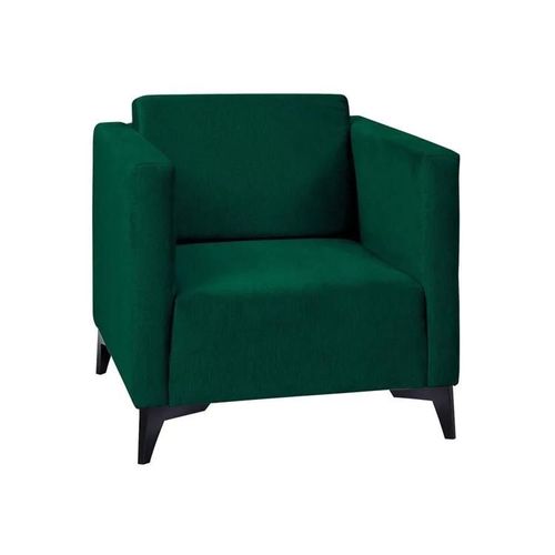 Fauteuil Virmore 102, Vert, Tapisserie, 74x76x82cm