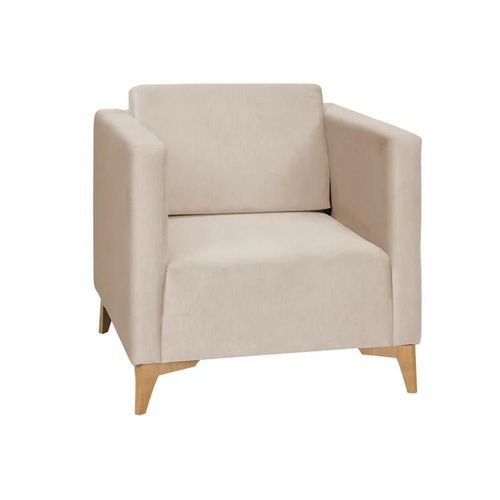Fauteuil Virmore 102, Brun Clair, Tapisserie, 74x76x82cm
