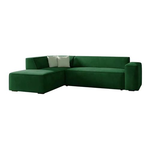 Canapé D'angle Comfivo 289, Vert, Fonction De Couchage, 267x205x73cm