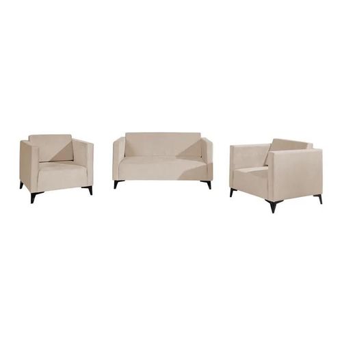 Ensemble De Canapés Virmore 103, Fonction De Couchage, Brun Clair