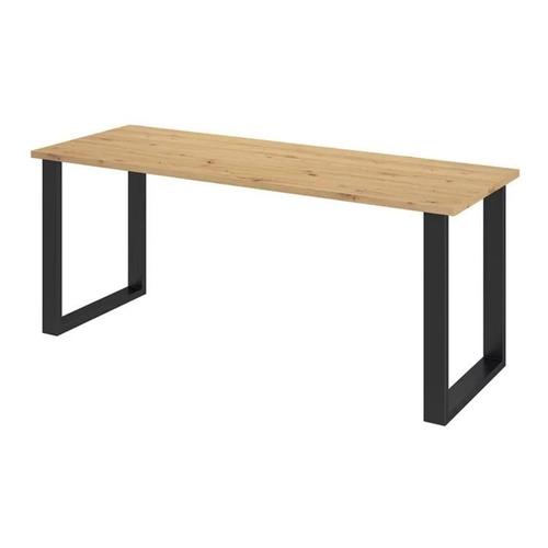 Table Tucson 138, Stratifié, Métal, 75x67x185cm