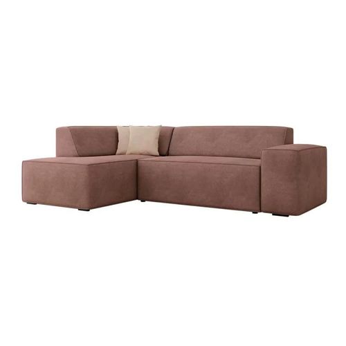 Canapé D'angle Comfivo 289, Rose, Fonction De Couchage, 267x205x73cm