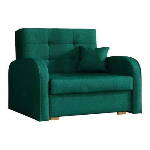 Fauteuil Columbus 114, Vert, Tapisserie, 85x103x98cm
