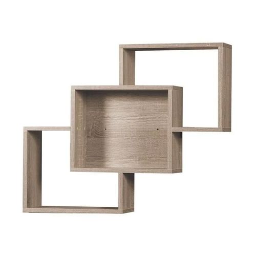 Étagère Murale Lorelie 121, Stratifié, 64x77x18cm