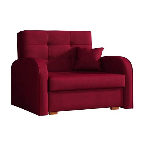Fauteuil Columbus 114, Rouge, Tapisserie, 85x103x98cm