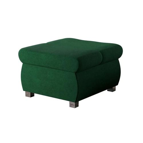 Pouf Comfivo 142, Vert, Tapisserie, 39x60x60cm