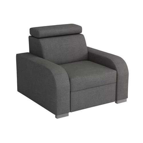 Fauteuil Etrcala 104, Gris, Tapisserie