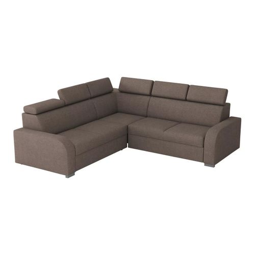 Canapé D'angle Etrcala 101, Marron, Fonction De Couchage