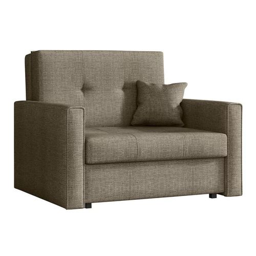 Fauteuil Columbus 104, Gris, Tapisserie, 85x103x98cm