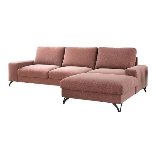Canapé D'angle Comfidream 111, Rose, Fonction De Couchage