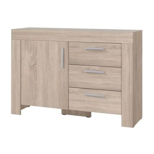 Commode Melfeli 108, Avec Tiroirs Et Portes, Nombre De Tiroirs: 3