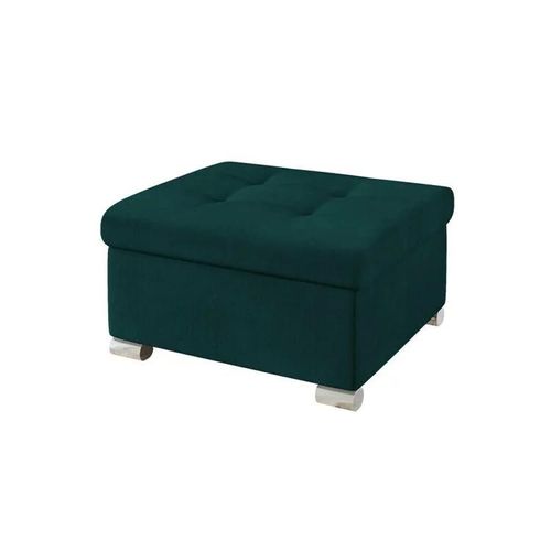 Pouf Comfivo 115, Turquoise, Tapisserie, 41x68x70cm