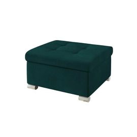 Pouf Comfivo 115, Turquoise, Tapisserie, 41x68x70cm