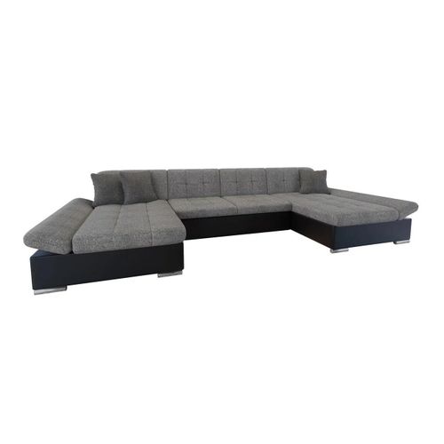 Canapé D'angle Comfivo 168, Gris, Fonction De Couchage, 360x160x75cm