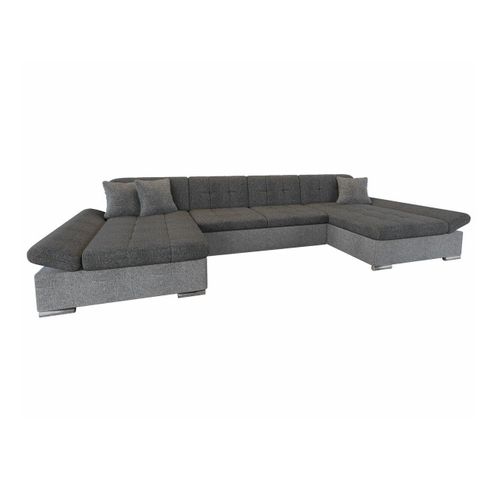 Canapé D'angle Comfivo 168, Gris, Fonction De Couchage, 360x160x75cm