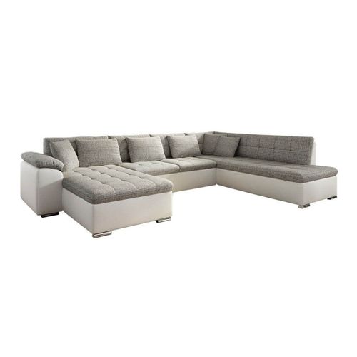 Canapé D'angle Comfivo 114, Brun Clair, Fonction De Couchage