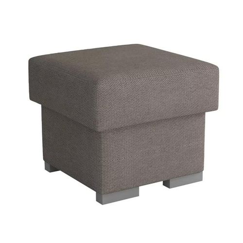 Pouf Etrcala 105, Marron, Tapisserie, Boîte De Rangement, 43x50x50cm