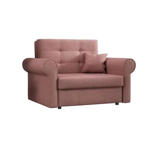 Fauteuil Columbus 127, Rose, Tapisserie, 85x116x98cm