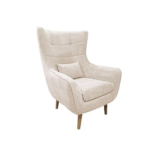Fauteuil Comfivo 204, Brun Clair, Tapisserie, 106x80x95cm