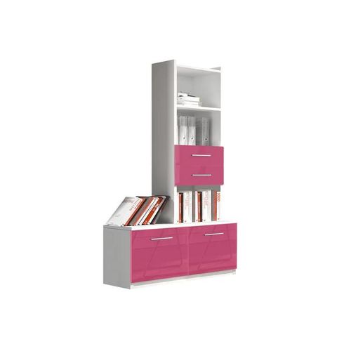 Étagère Salmere 105, Avec Des Portes, Stratifié, Nombre De Tiroirs: 2