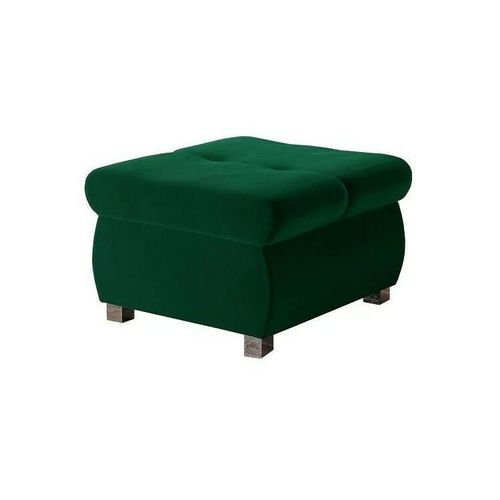 Pouf Comfivo 122, Vert, Tapisserie, 39x60x60cm