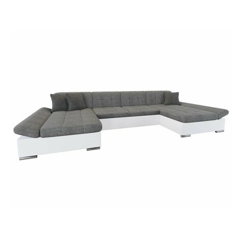 Canapé D'angle Comfivo 168, Gris, Fonction De Couchage, 360x160x75cm
