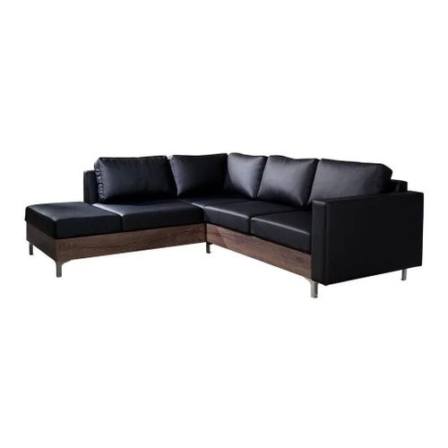 Canapé D'angle Providence 140, Noir, Fonction De Couchage