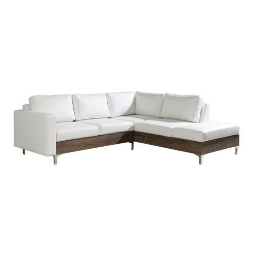 Canapé D'angle Providence 140, Blanc, Fonction De Couchage