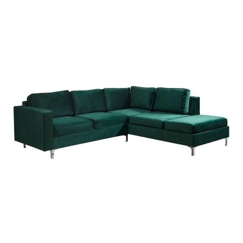 Canapé D'angle Providence 139, Vert, Fonction De Couchage
