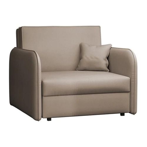 Fauteuil Columbus 125, Brun Clair, Tapisserie, 85x95x98cm