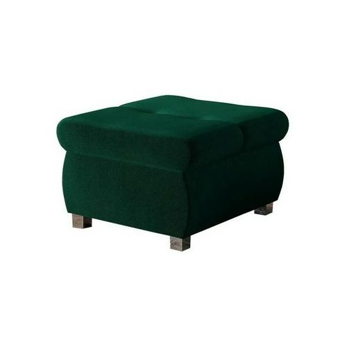 Pouf Comfivo 122, Vert, Tapisserie, 39x60x60cm