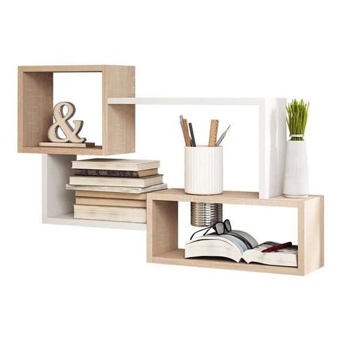 Étagère Murale Sarasota 106, Stratifié, 54x87x18cm