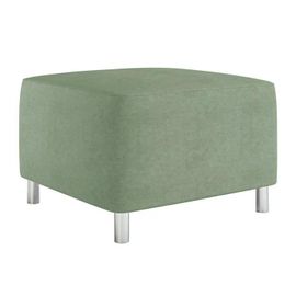 Pouf Comfivo 126, Turquoise, Tapisserie, 42x56x65cm