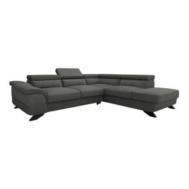 Canapé D'angle Lincoln 102, Gris, Fonction De Couchage, 272x219x68cm