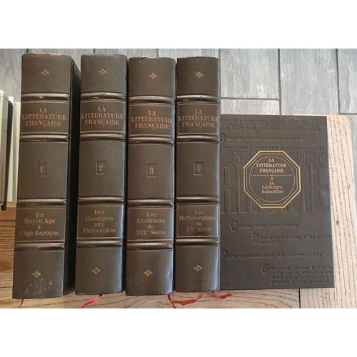 La Littérature Francaise - 5 Vol. André Lagarde Et Laurent Michard - 1970