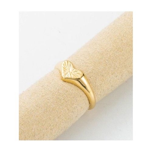 Bague Chevalière Fine Coeur