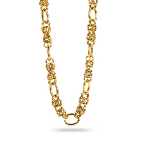 Collier Chaine À Maille Byzantine