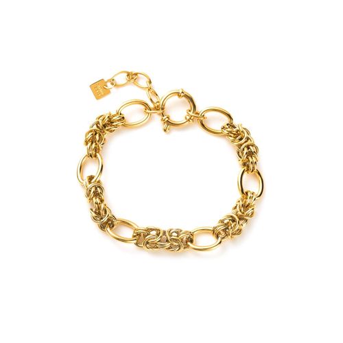 Bracelet Chaîne À Maille Byzantine