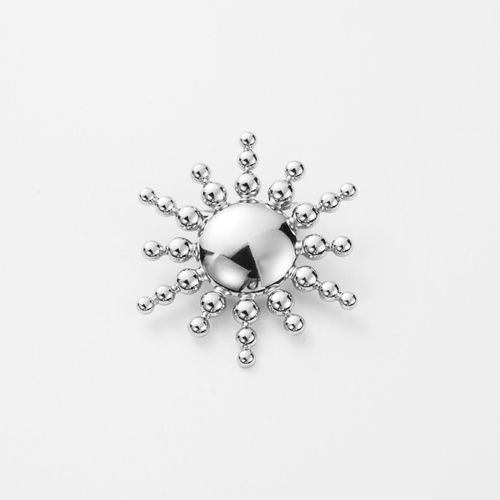 Broche Soleil Perlé