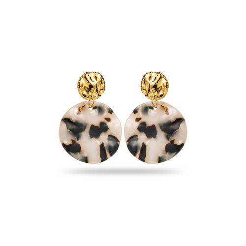 Boucles D'oreilles Ronde Pendantes Asymétriques