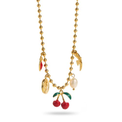 Collier Breloques Cerises
