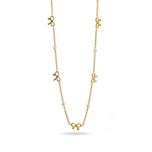 Collier Fin Farandole De N?uds