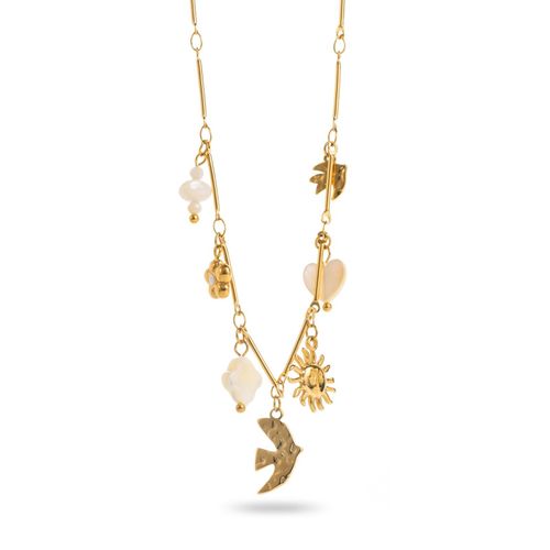 Collier Breloques Oiseau