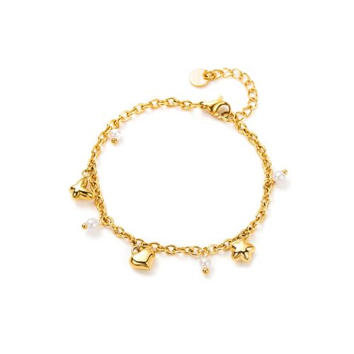 Bracelet Chaîne Mini-Breloques Et Perles