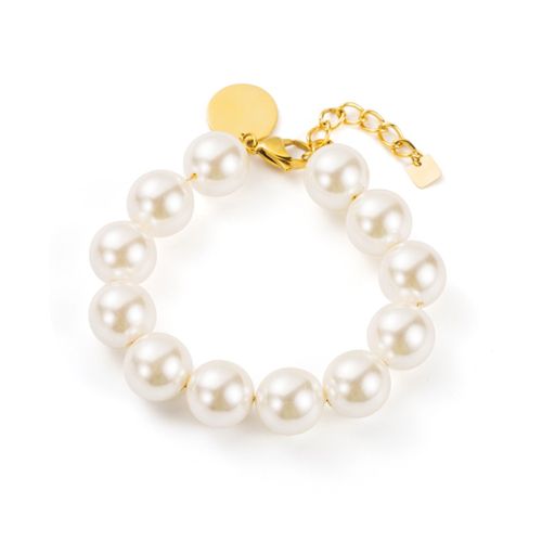 Parure Grandes Perles Blanches