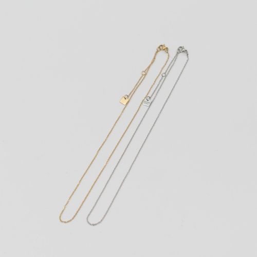 Collier Court Maille Fine
